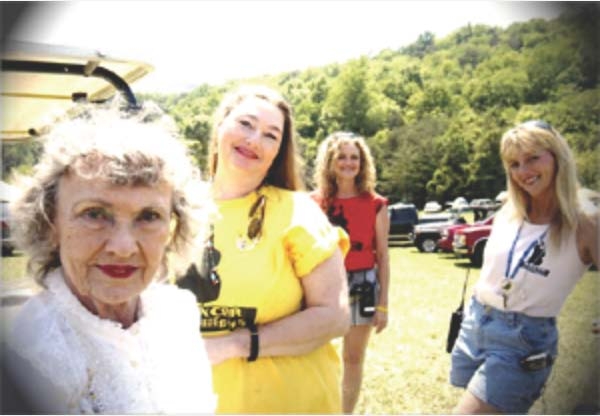 Frances with daughters